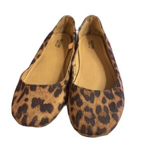 Mossimo Supply Co. Flats Slip-On Leopard Women’s 6.5
